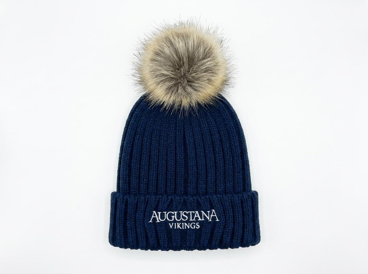 Chunky Knit Pom Beanie